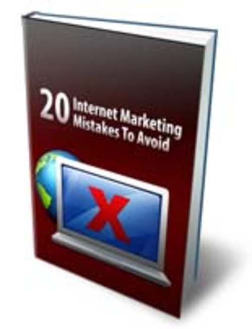 Product picture 20 Internet Marketing Mistakes To Avoid - MRR