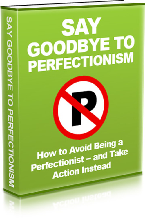 Product picture Say Goodbye To Perfectionism (MRR)