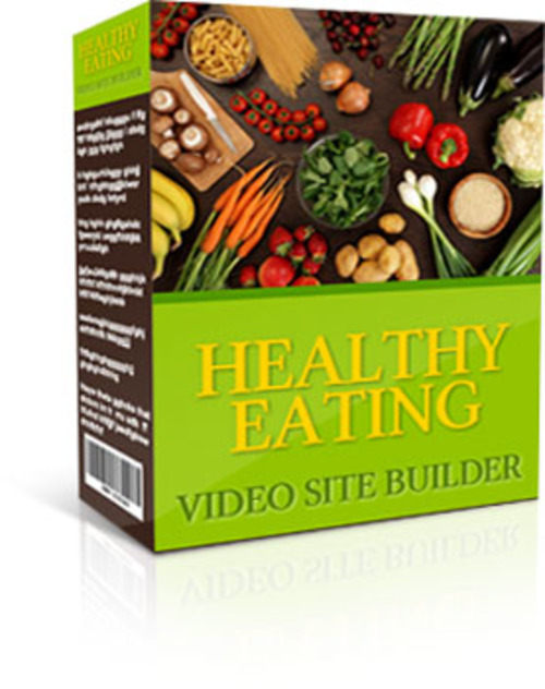 Product picture Healthy Eating Video Site Builder (MRR)