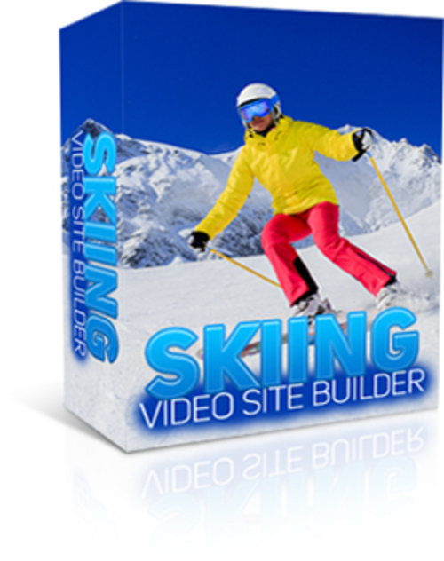 Product picture Skiing Video Site Builder (MRR)