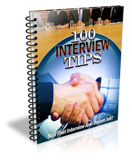 Product picture 100 Interview Tips (MRR)