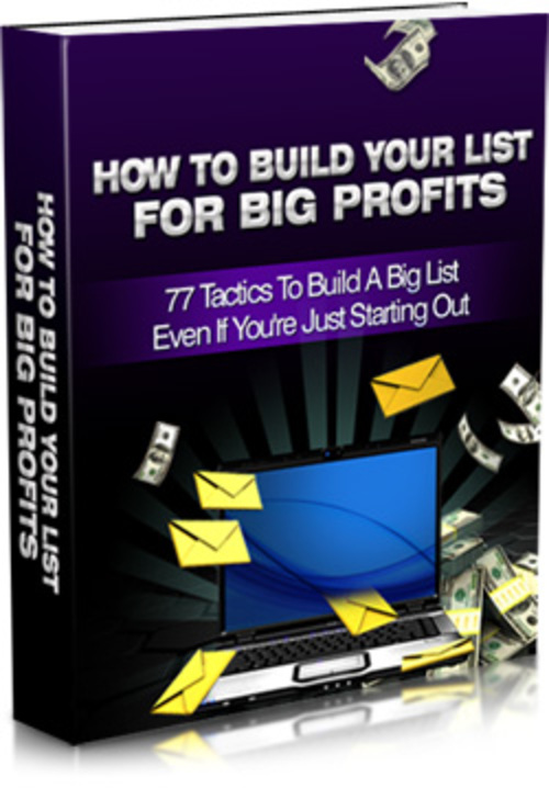 Product picture How To Build Your List For Big Profits (MRR)