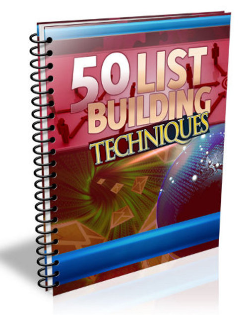 Product picture 50 List Building Techniques (MRR)