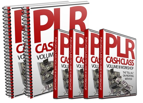 Product picture PLR Cash Class Volume III Workshop (MRR)