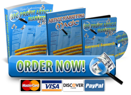 Product picture Big Profit Article Marketing