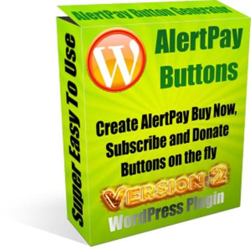 Product picture WordPress AlertPay Button Generator