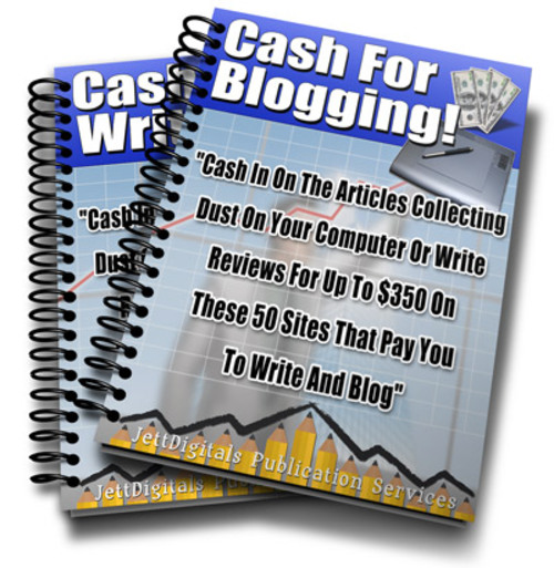 Product picture Writing and Blogging For Cash