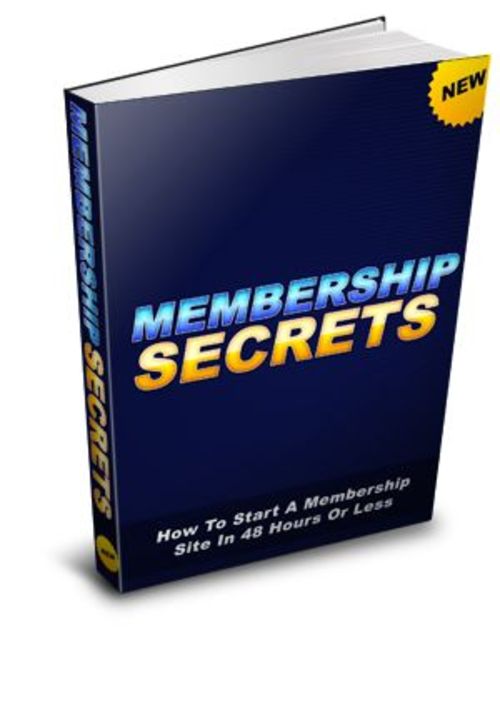 Product picture Membership Secrets