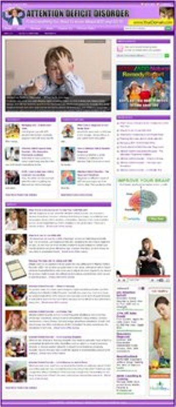 Product picture Attention Deficit Disorder Site